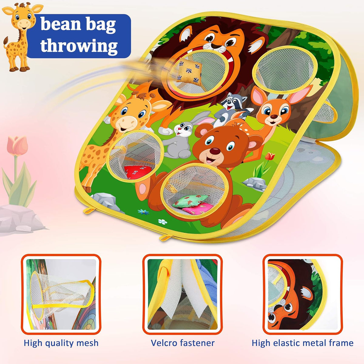 Animal Beanbag Toss Game - Fun Backyard Kids Activity