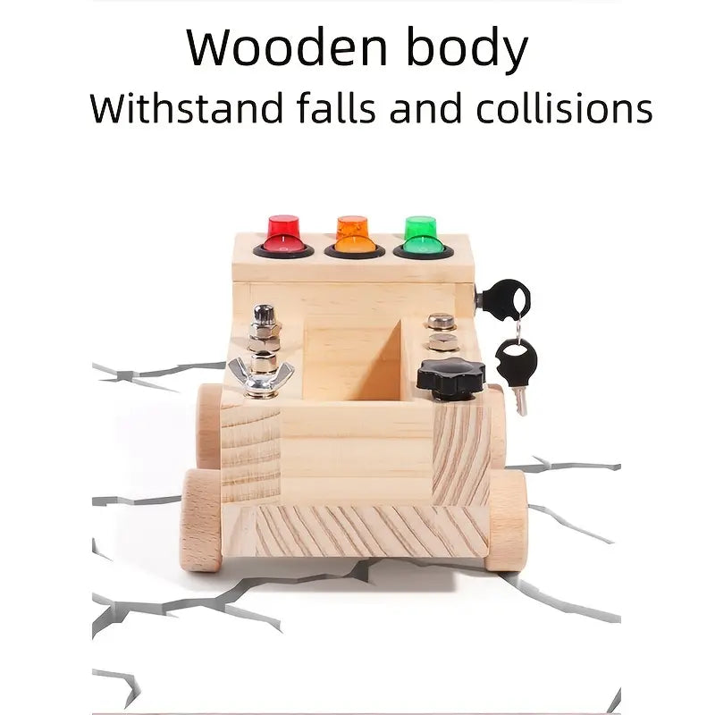 Divantree - Learn and Play Busy Board with Lights