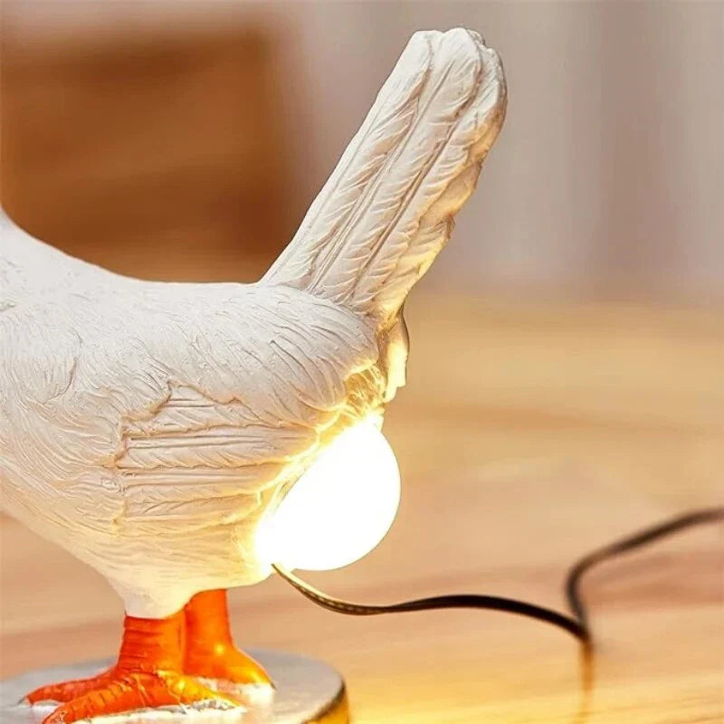 ChickLite - Playful Chicken Table Lamp for Any Room