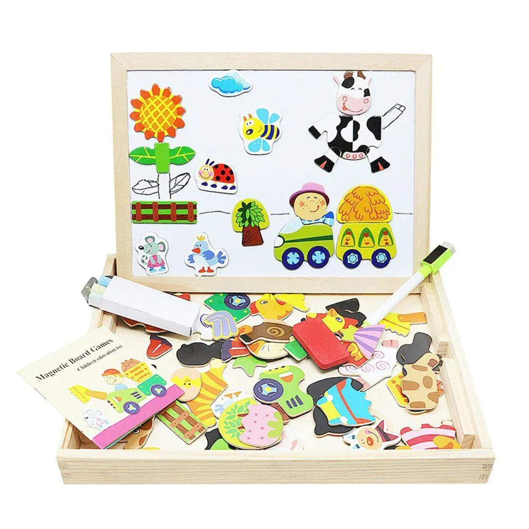 MagniWrite Board - Creative Double-Sided Drawing Board for Kids