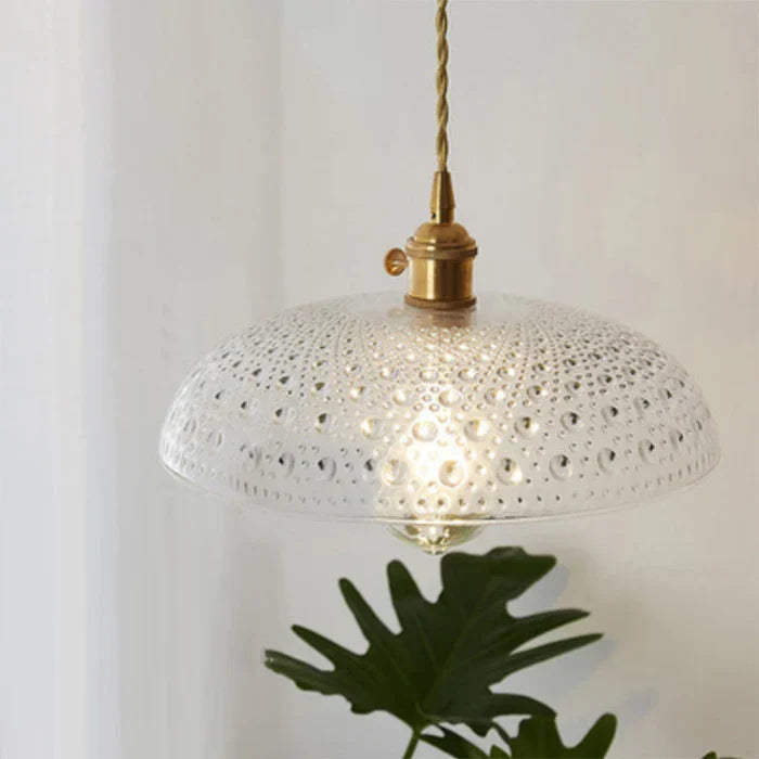 OpulentGlow Pendant - Elegant Handblown Glass Pendant Light
