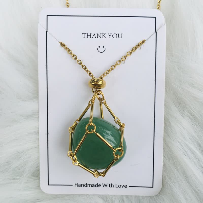 Iris - Elegant Natural Crystal Necklace