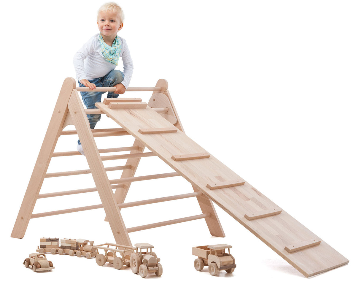 ClimbEase Board - Wooden Ladder and Slide Board for Climbing Triangles