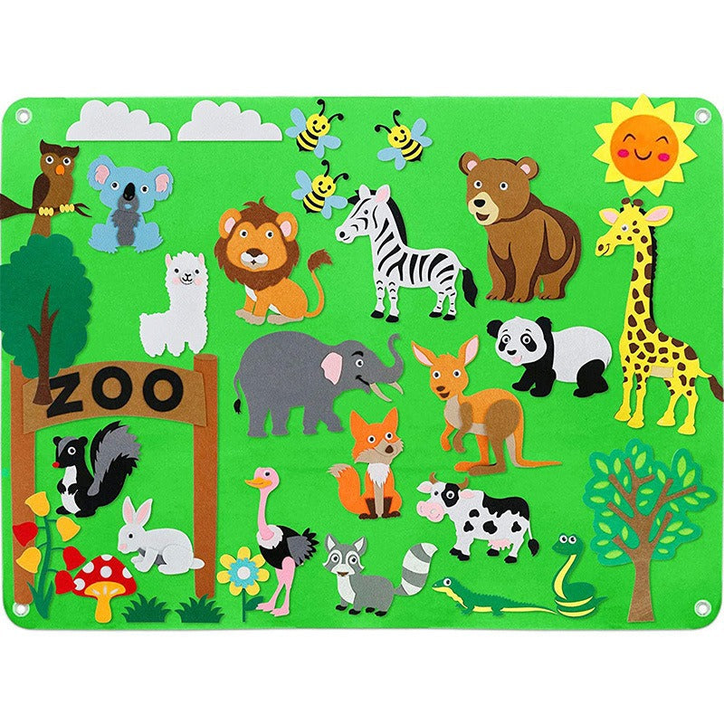 FeltPlay - Creative Toddler Felt Board for Playtime Fun