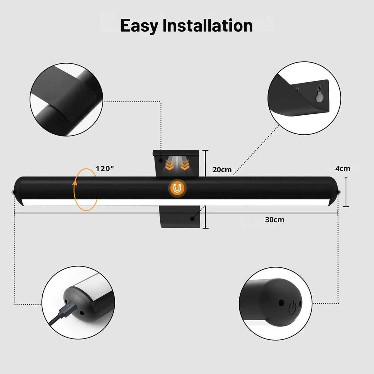 Grukanta - Cordless Rechargeable Wall Sconce