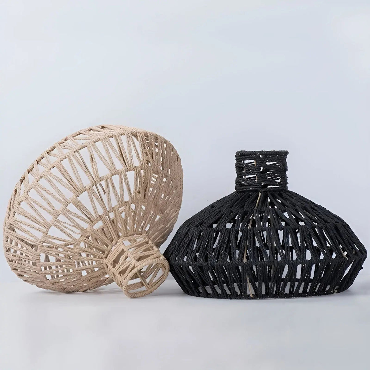 AntiqueWeave - Handwoven Rattan Pendant Lamp