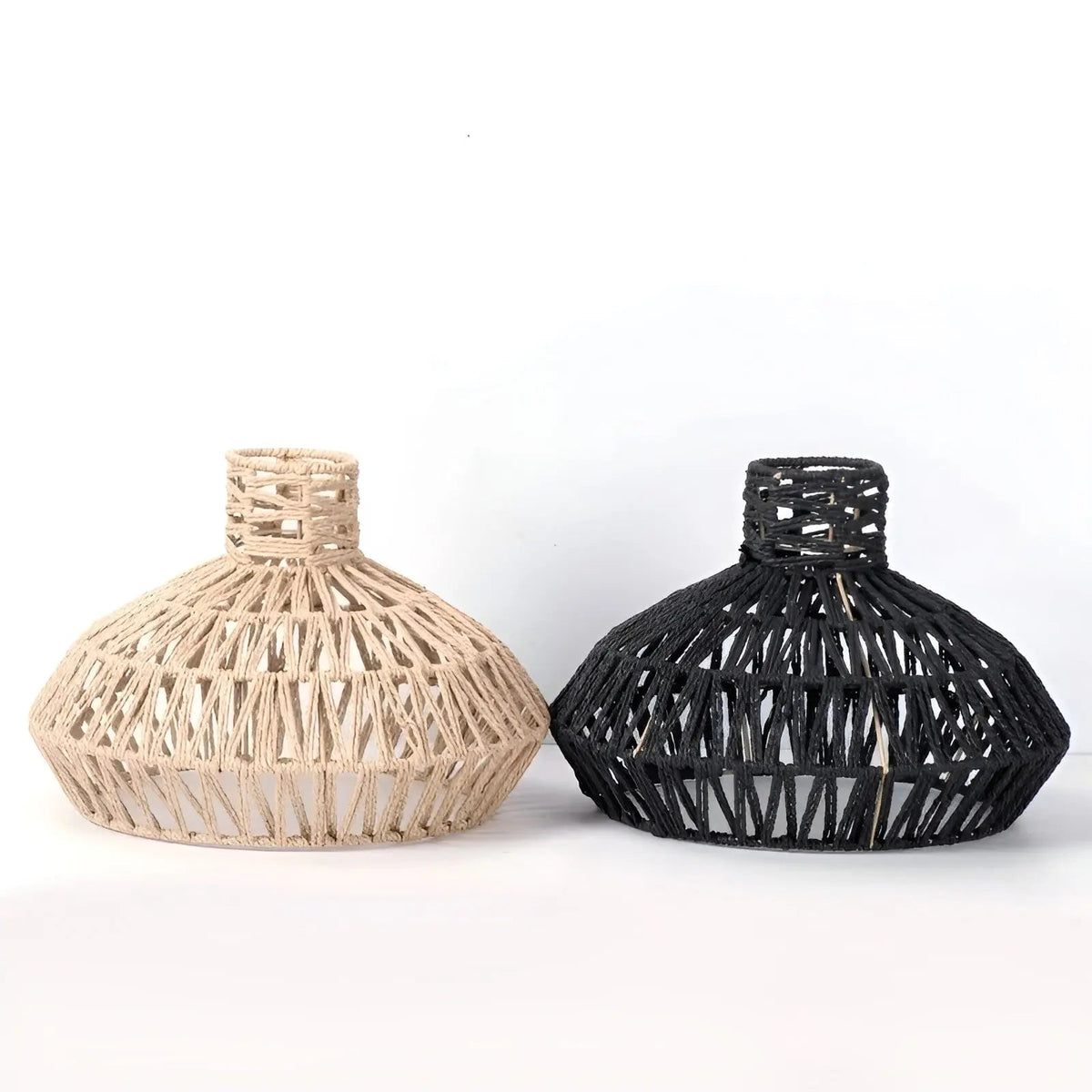AntiqueWeave - Handwoven Rattan Pendant Lamp