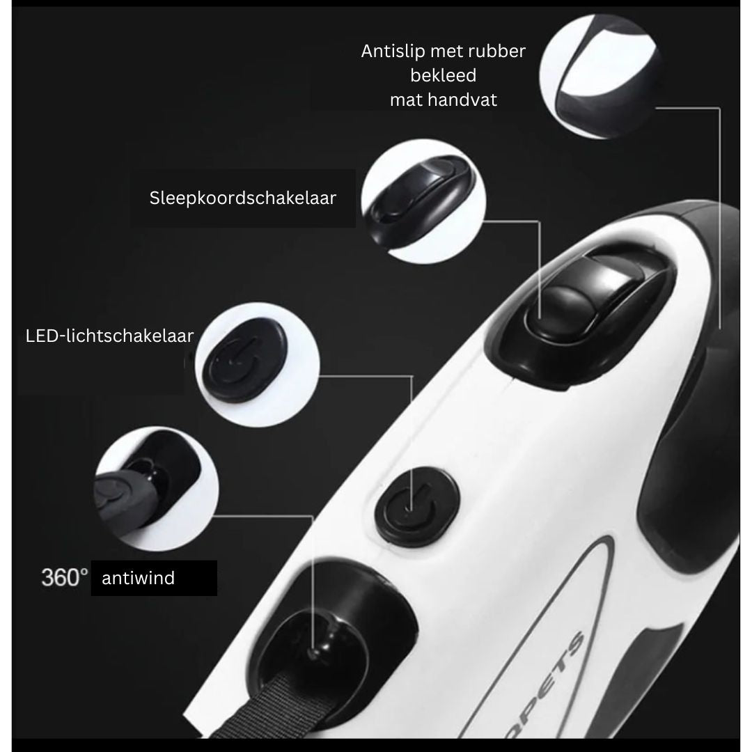 BrightLeash - Premium Retractable Dog Leash with LED Light
