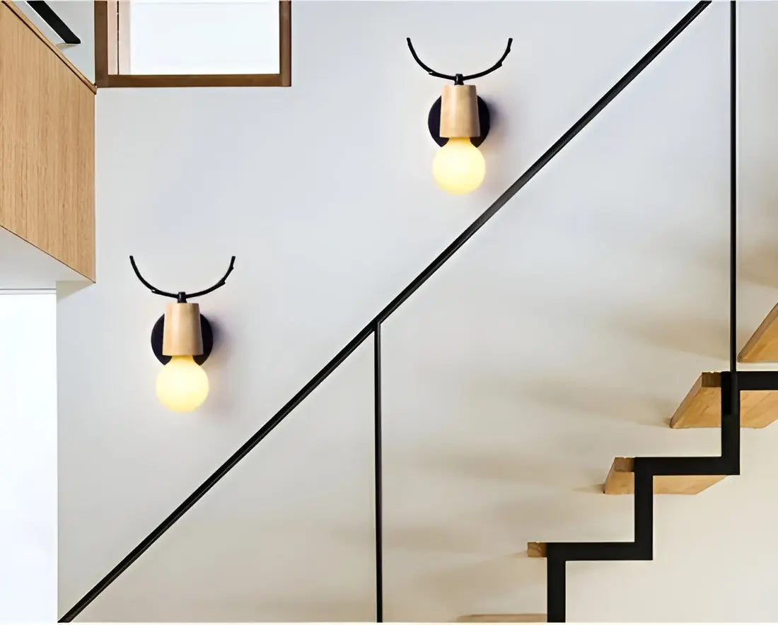 Tenrick - Energy Efficient Antler Wall Lamp