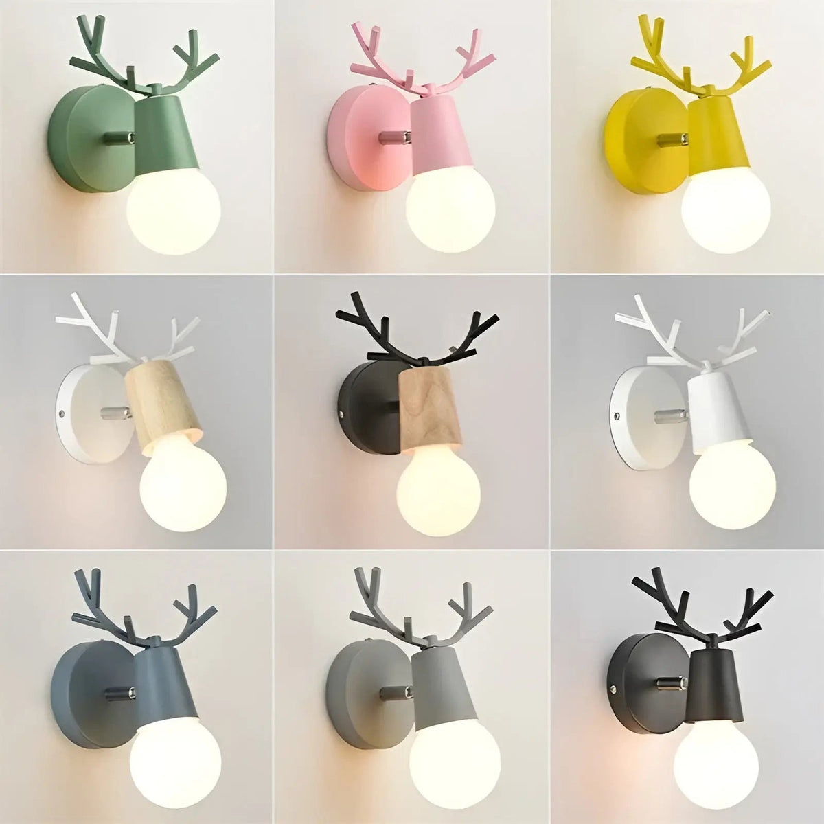 Tenrick - Energy Efficient Antler Wall Lamp
