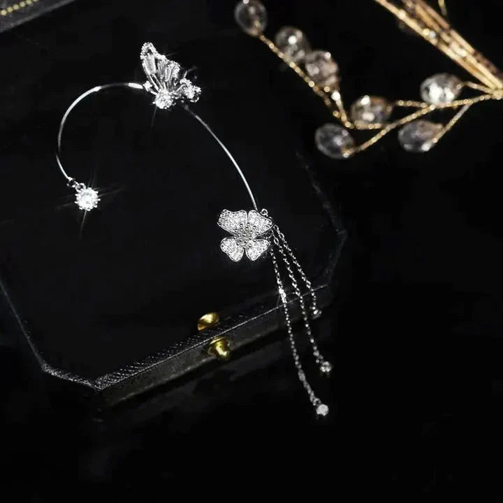 Butterfly Ear Cuffs - Elegant No-Pierce Earrings for Women