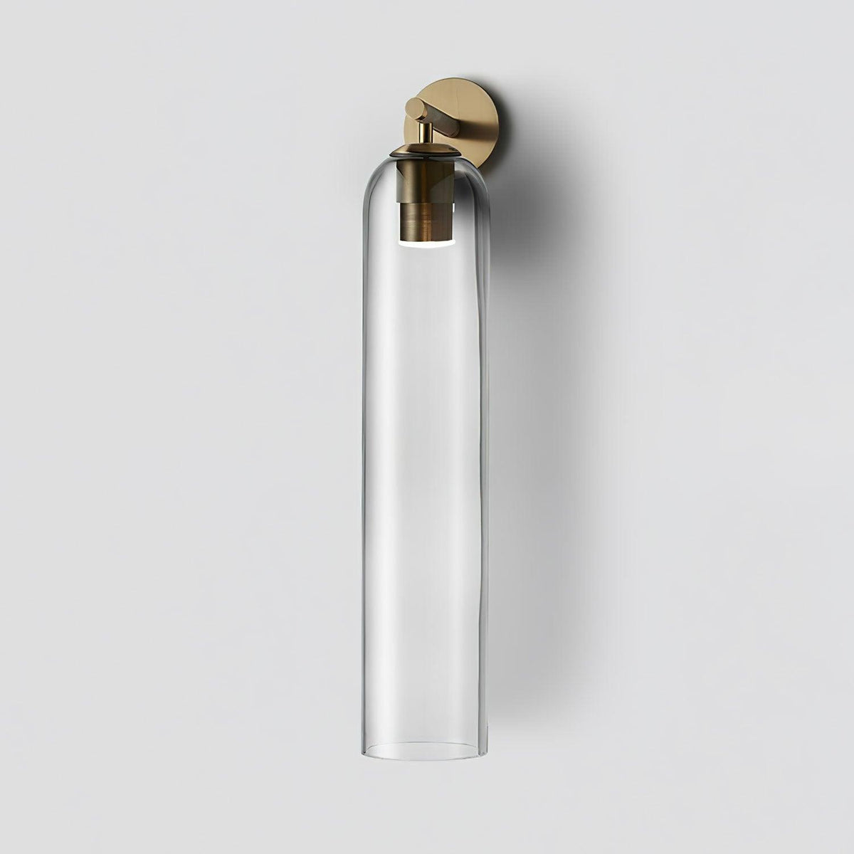 Stern Way - Modern Warm Glow Glass Wall Sconce