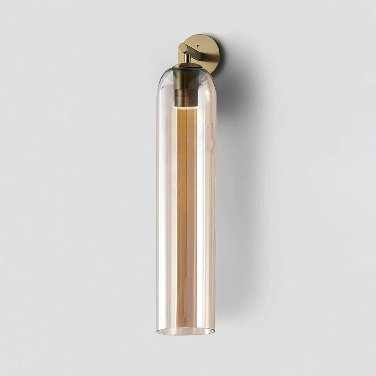 Stern Way - Modern Warm Glow Glass Wall Sconce