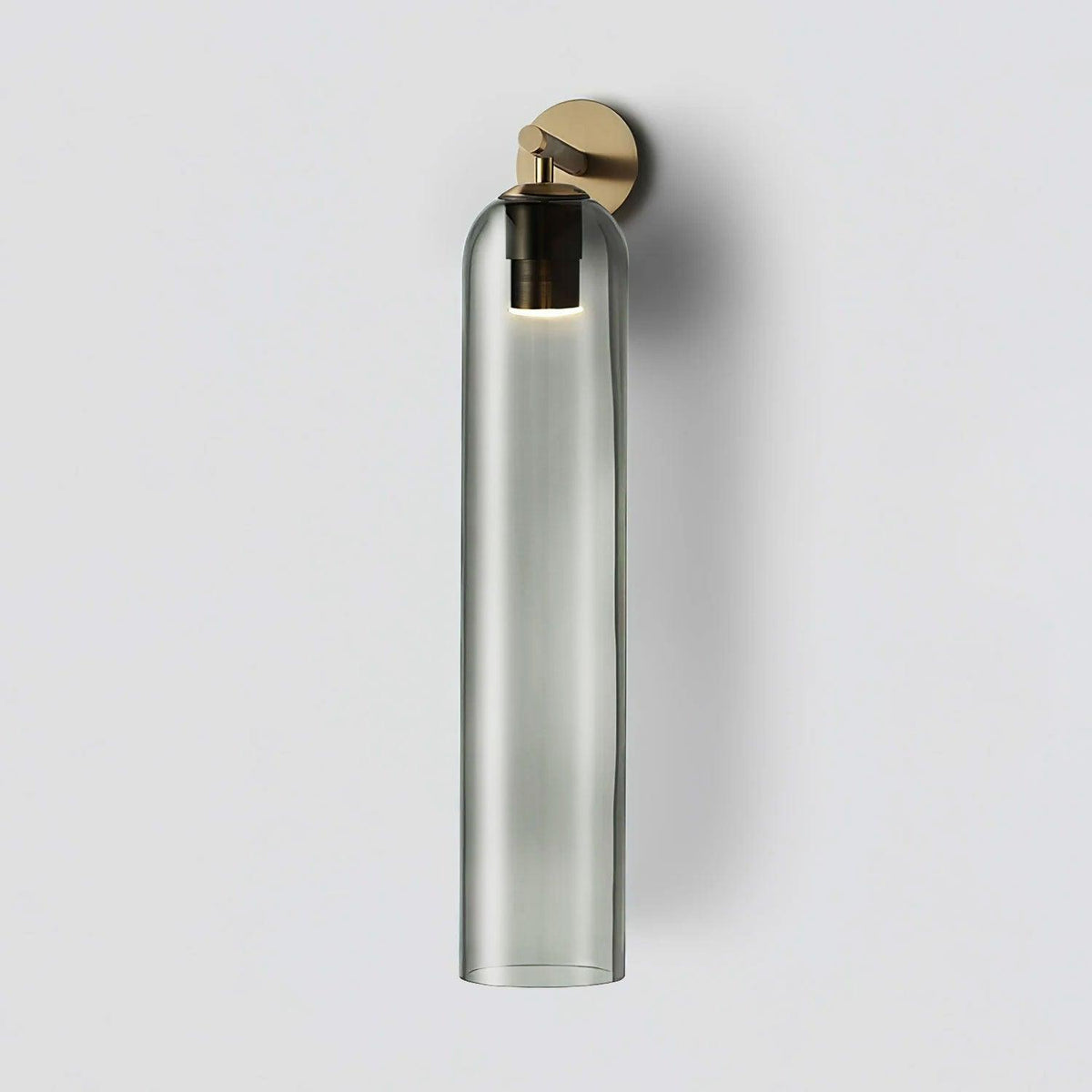 Stern Way - Modern Warm Glow Glass Wall Sconce