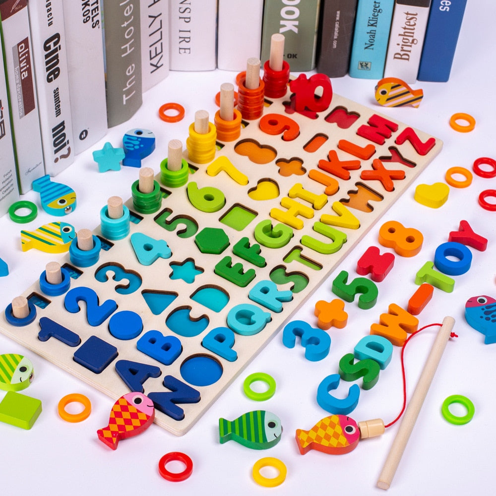 SafariExplorer - Wooden Montessori Toddler Activity Board