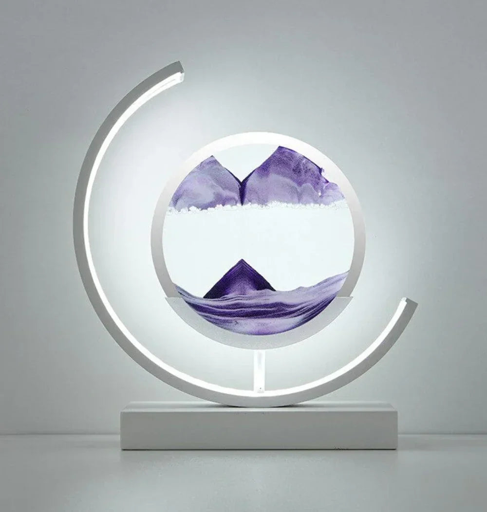 Serenova - Elegant Sand Art Table Lamp