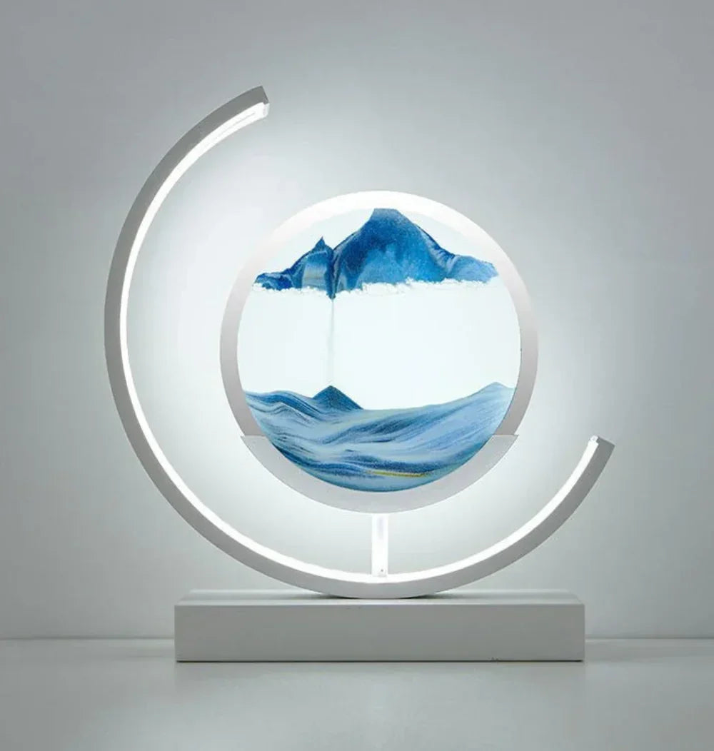 Serenova - Elegant Sand Art Table Lamp