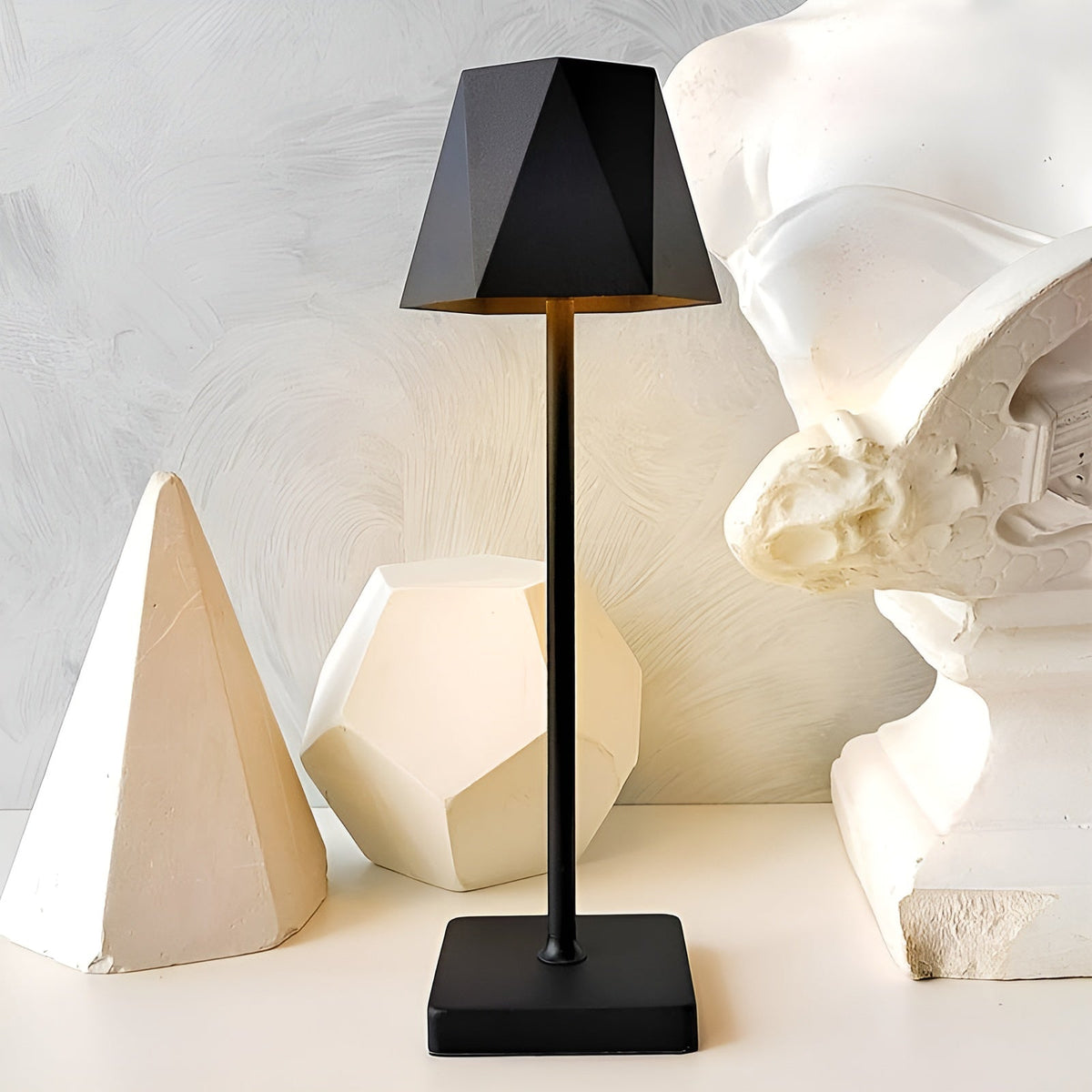 BrightLuxe - Cordless Rechargeable Retro Table Lamp