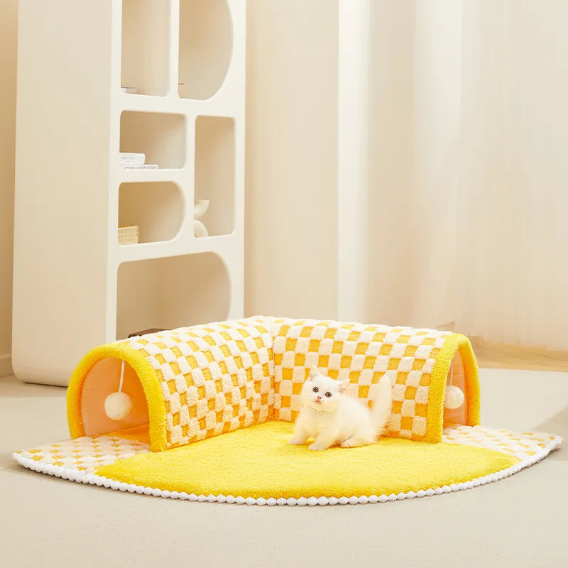 CozyCat Tunnel - Stylish Play Space for Cats