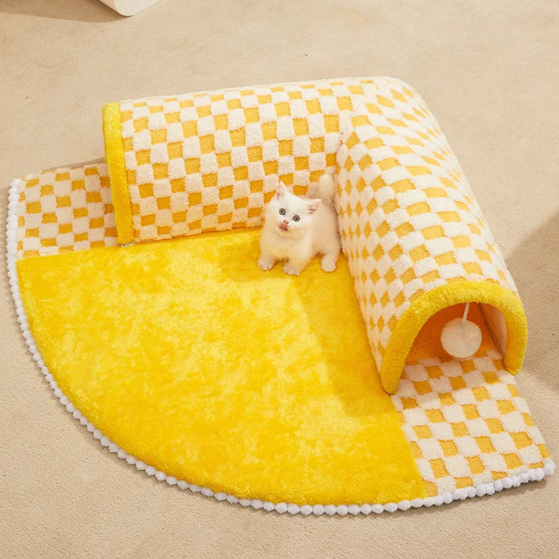 CozyCat Tunnel - Stylish Play Space for Cats