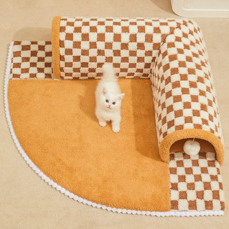 CozyCat Tunnel - Stylish Play Space for Cats