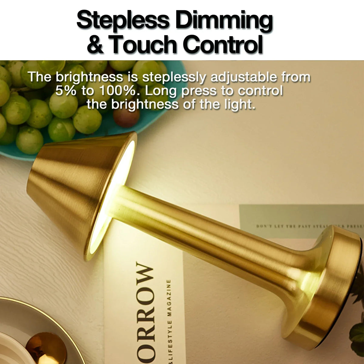 Tarnley - Cordless Touch Control LED Lamp