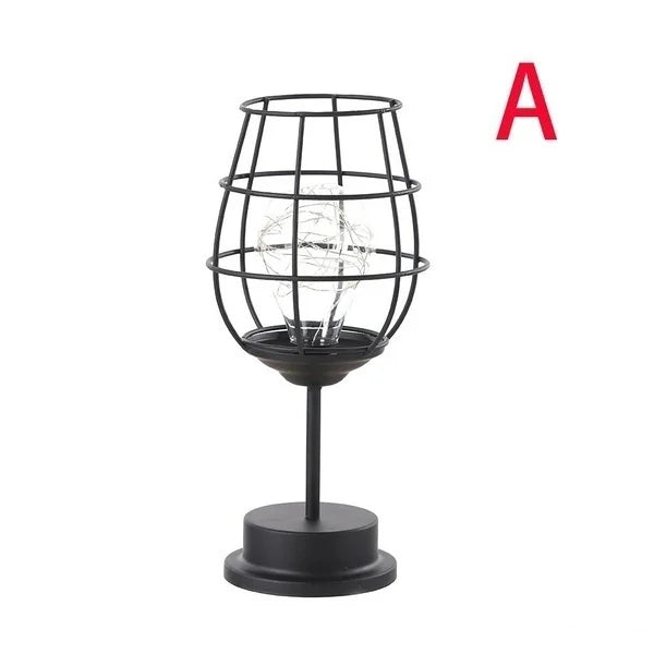RetroEra - Minimalist Hollow Retro Table Lamp