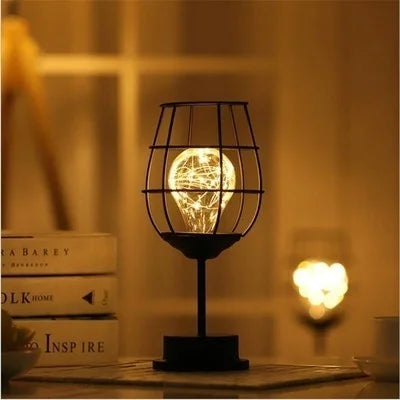 RetroEra - Minimalist Hollow Retro Table Lamp