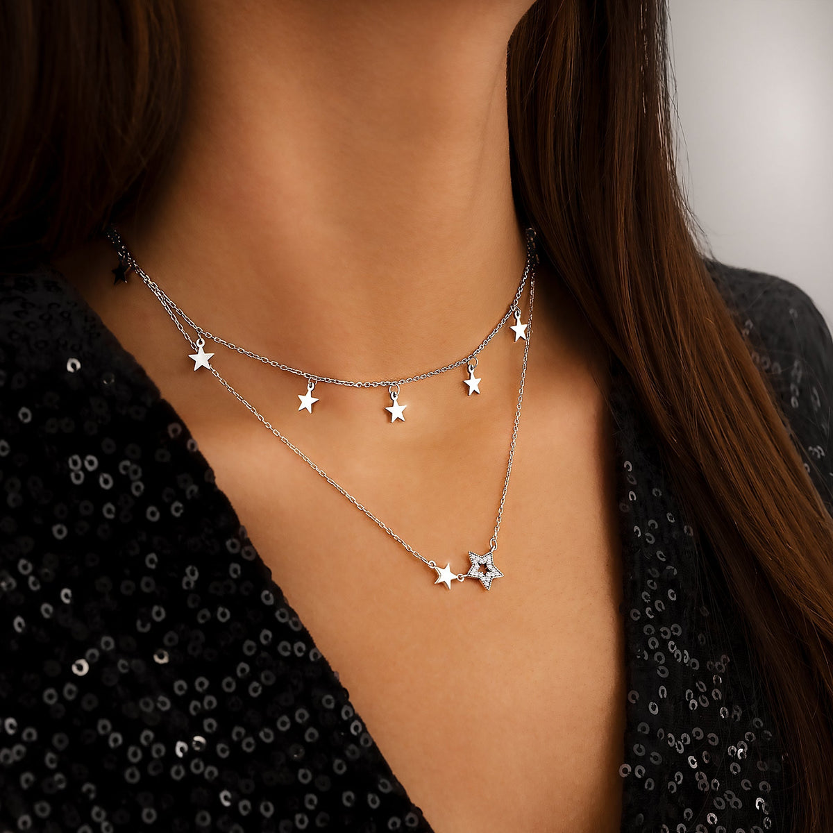 Elara Star Necklace - Sparkling Elegance for Every Occasion