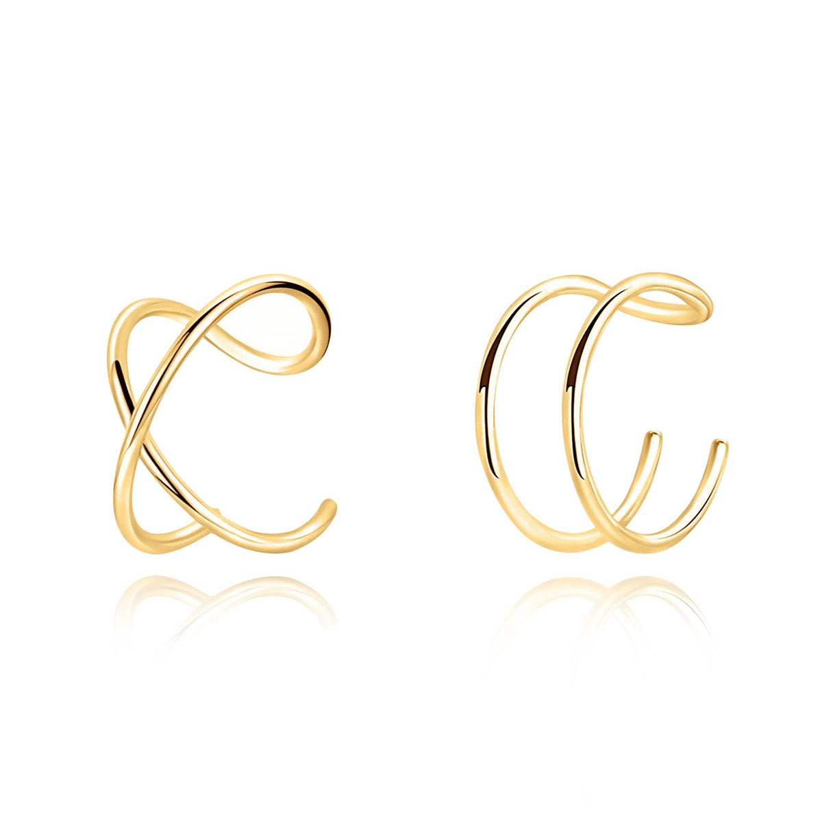 Gyrelle - Stylish U-Shaped Ear Cuffs for Everyday Elegance