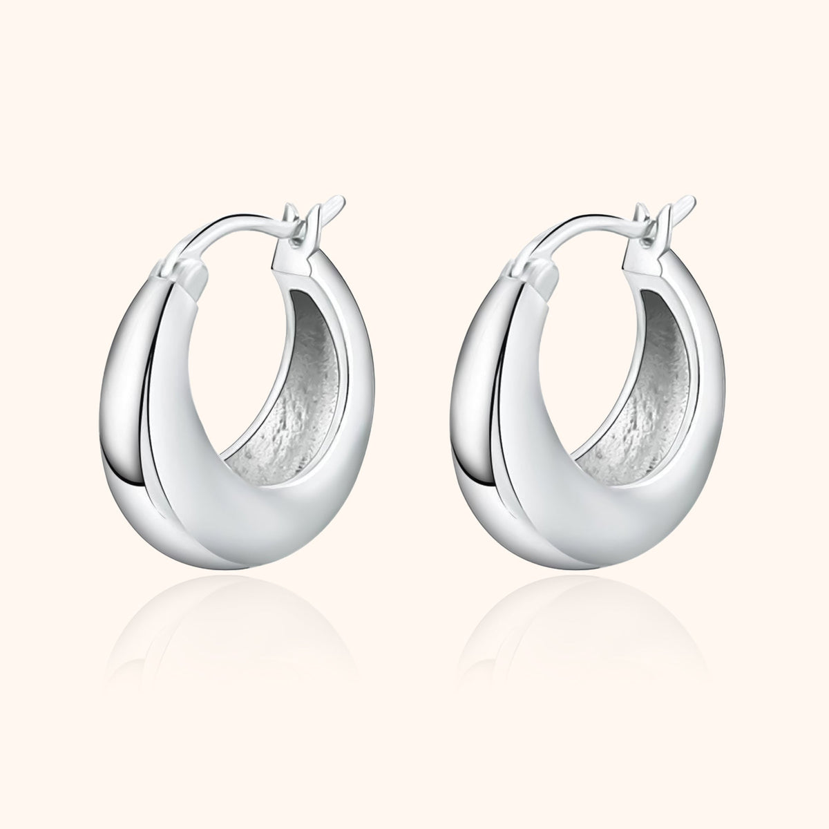 Isolde - Timeless Elegant Hoop Earrings
