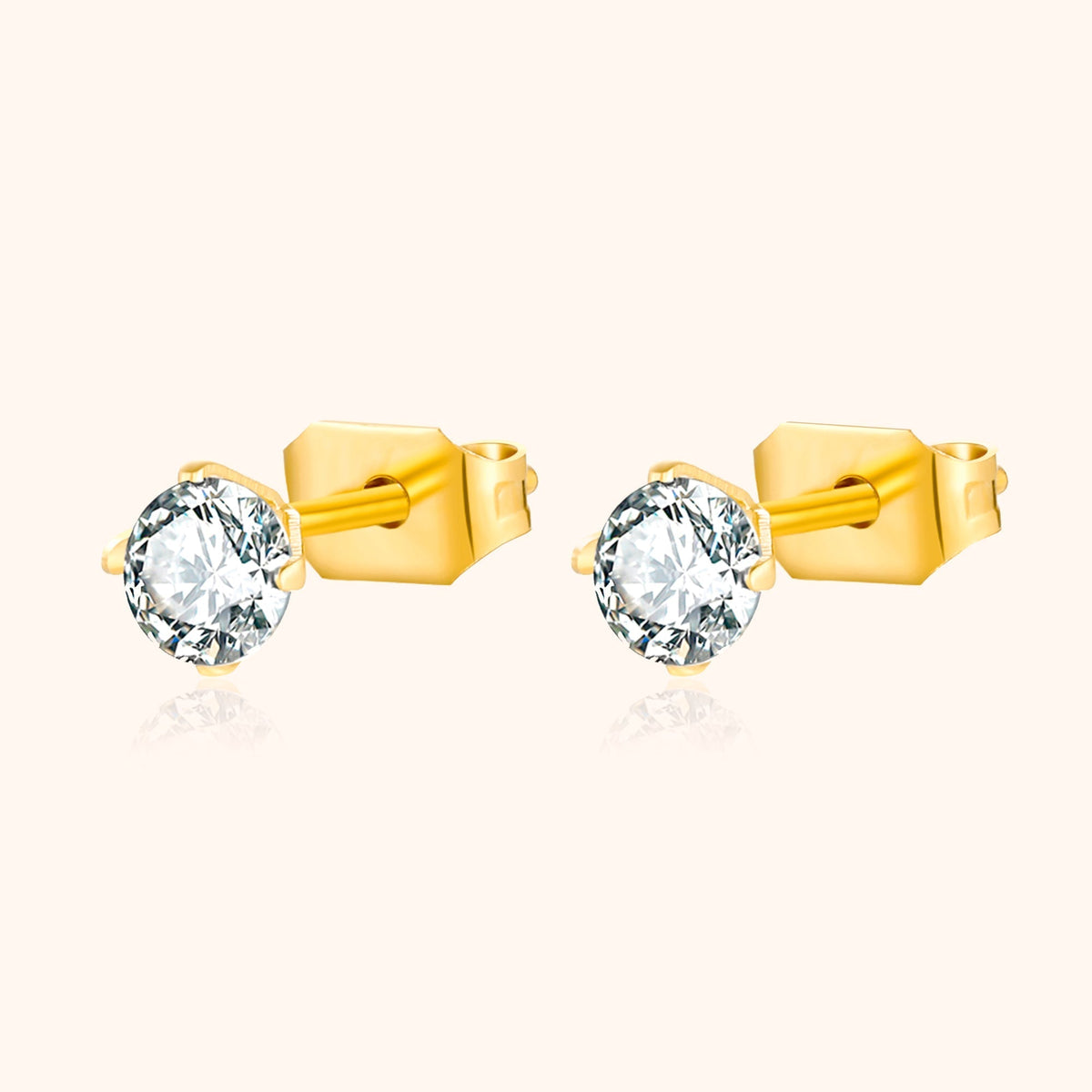 Mira Earrings - Sparkling Mini Studs with Zirconia