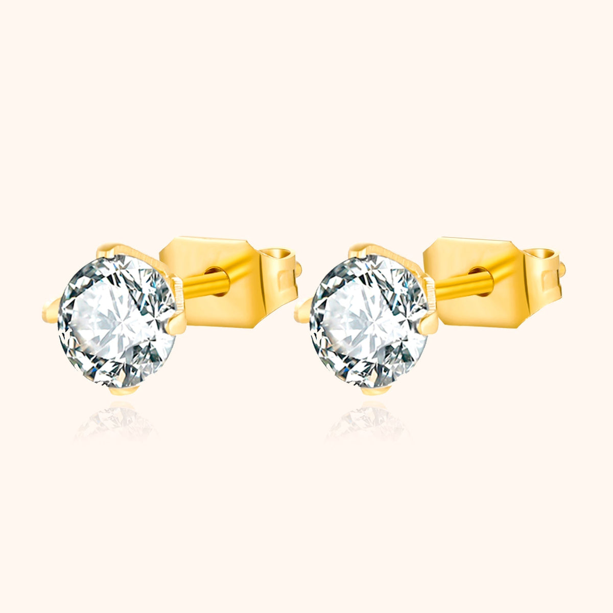 Mira Earrings - Sparkling Mini Studs with Zirconia