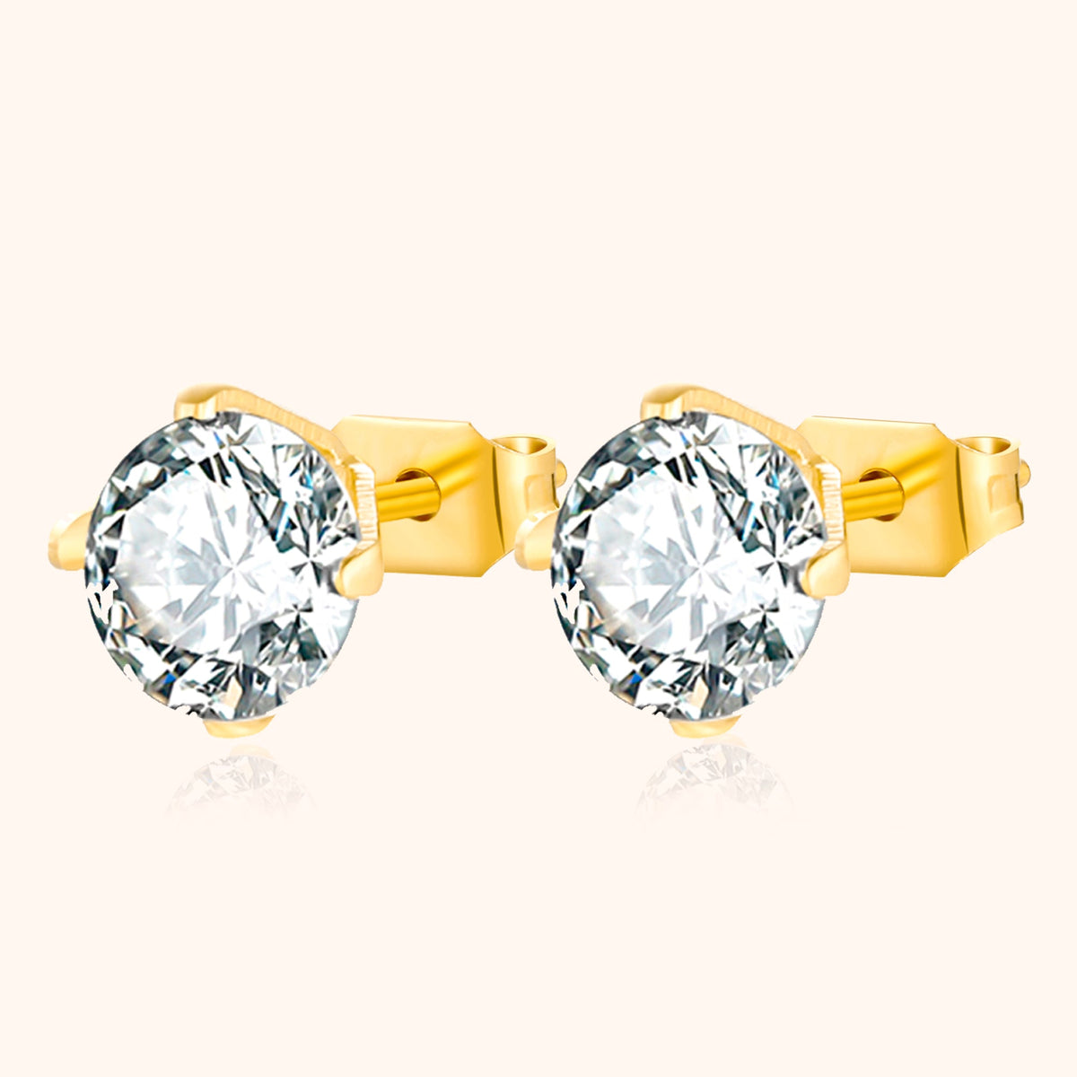 Mira Earrings - Sparkling Mini Studs with Zirconia