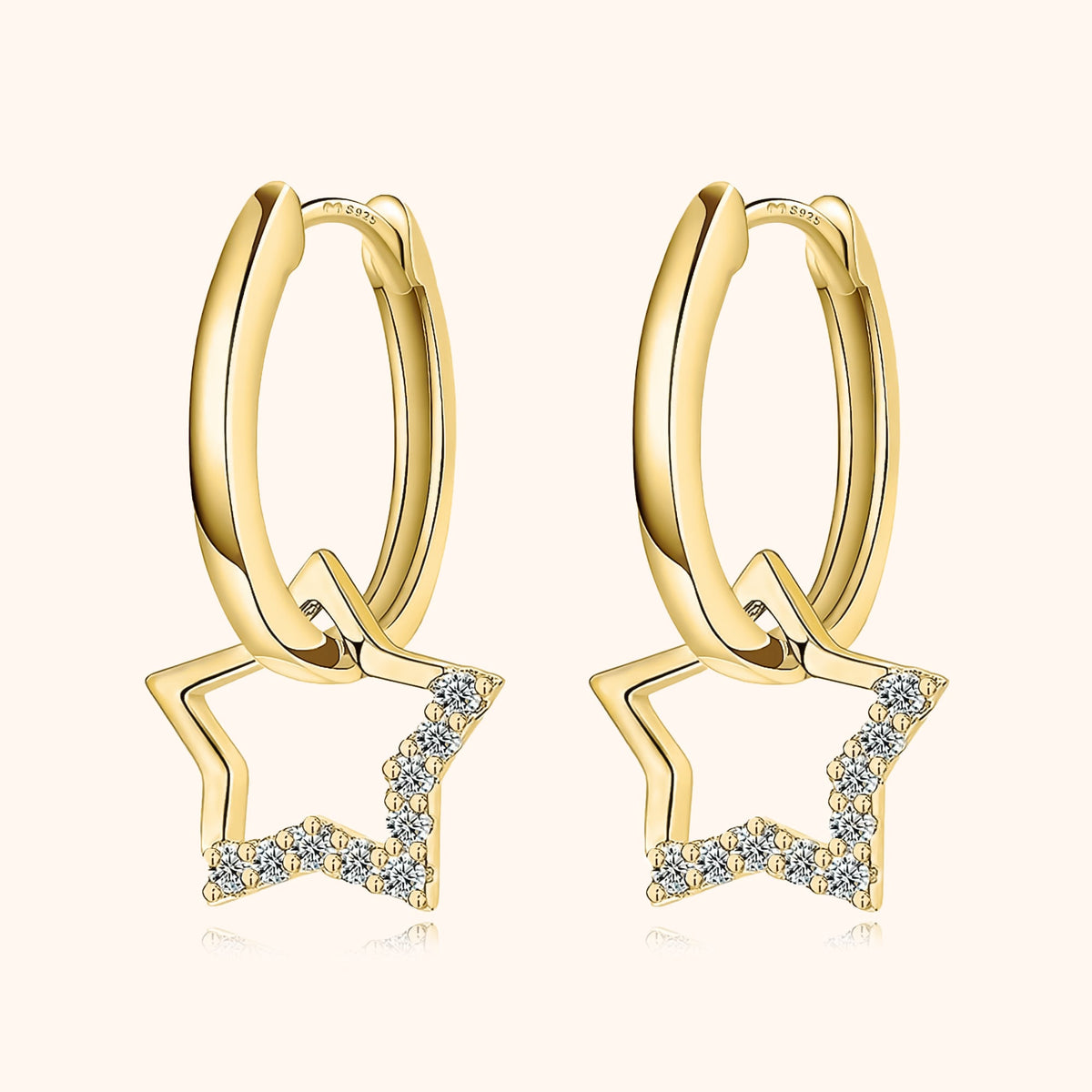 Noëmi - Sparkling Star Charm Earrings