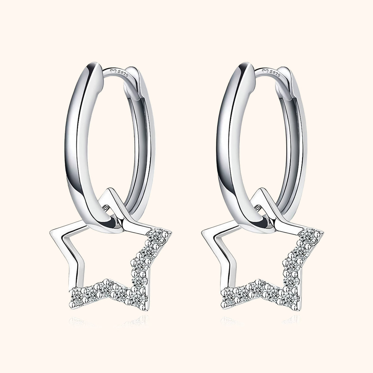 Noëmi - Sparkling Star Charm Earrings