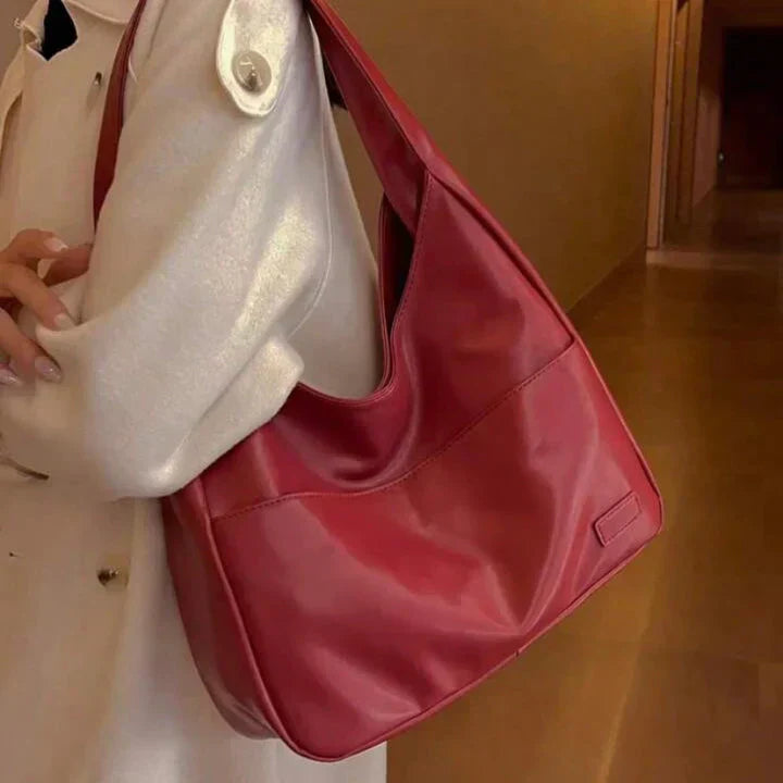 EleganceCarry - Elegant Leather Shoulder Bag for Women