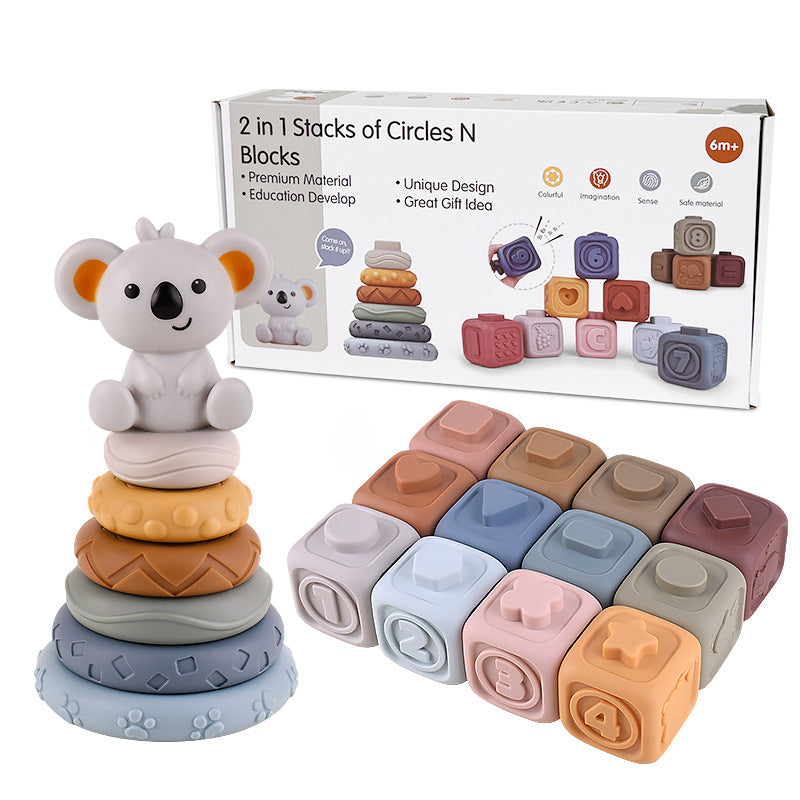 CubbyStack - Educational Stacking Toy for Babies and Toddlers