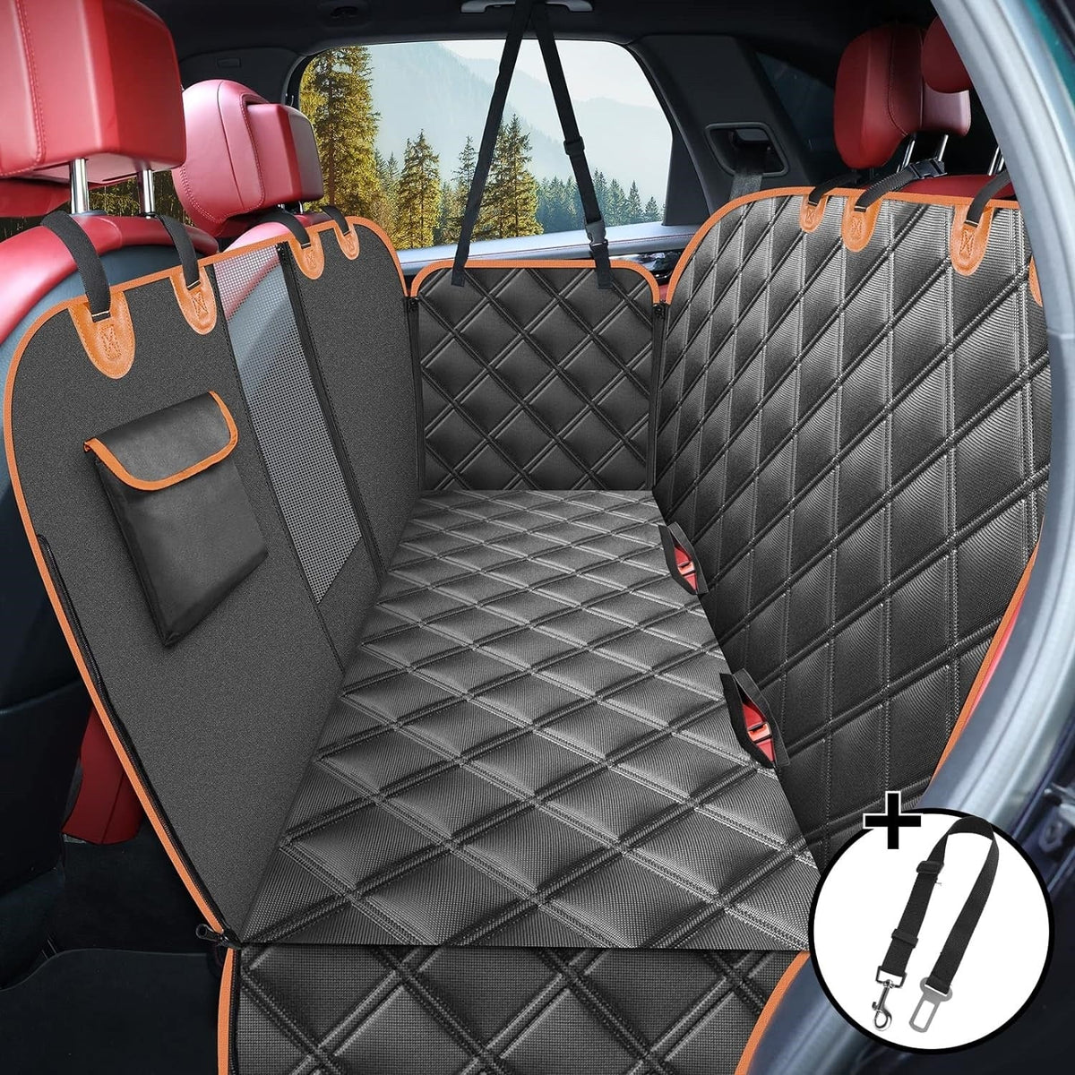 TravelGuard Protector - Waterproof Pet Seat Cover for Car Rides