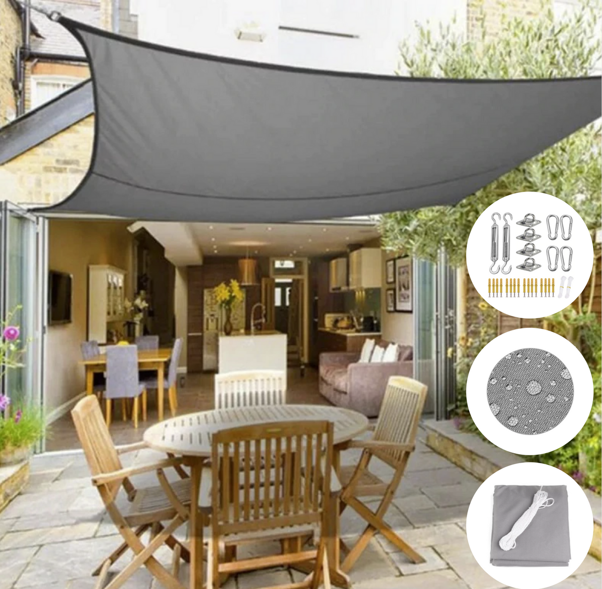 SunShade - Premium Waterproof Garden Sun Shade Sail