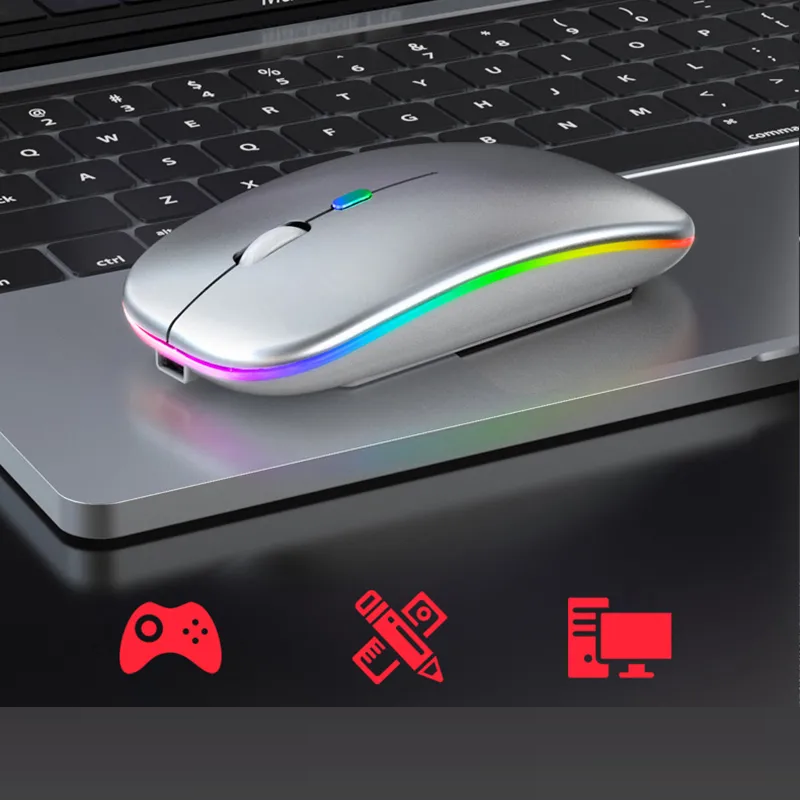 LuxeClick Mouse - Wireless Rechargeable Bluetooth Mouse