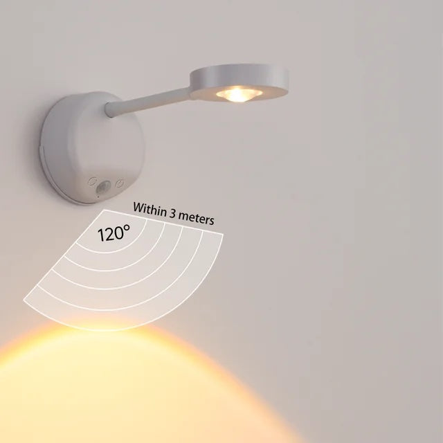 FrescoBeam - Motion-Sensor Rechargeable Wall Light