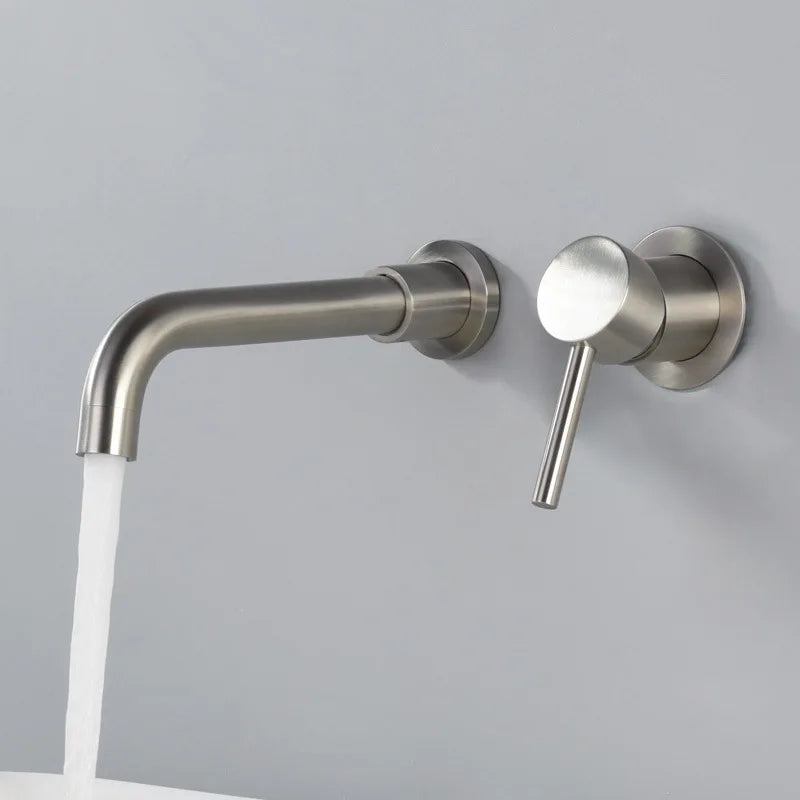 Flintbury - Modern Brushed Nickel Bathroom Faucet