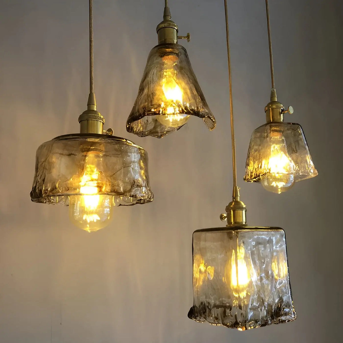 GlassElegance - Luxury Crystal Ceiling Lamp