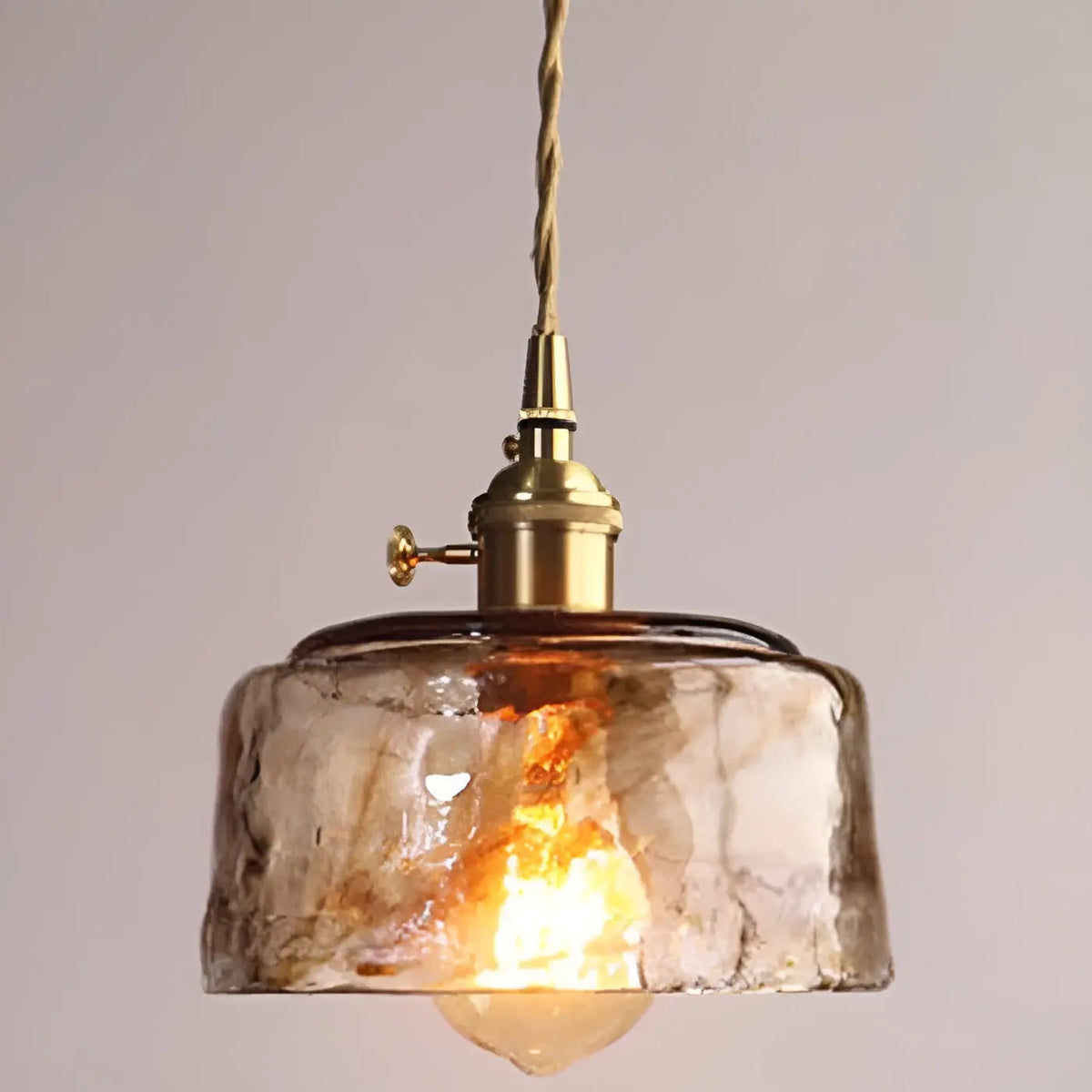 GlassElegance - Luxury Crystal Ceiling Lamp