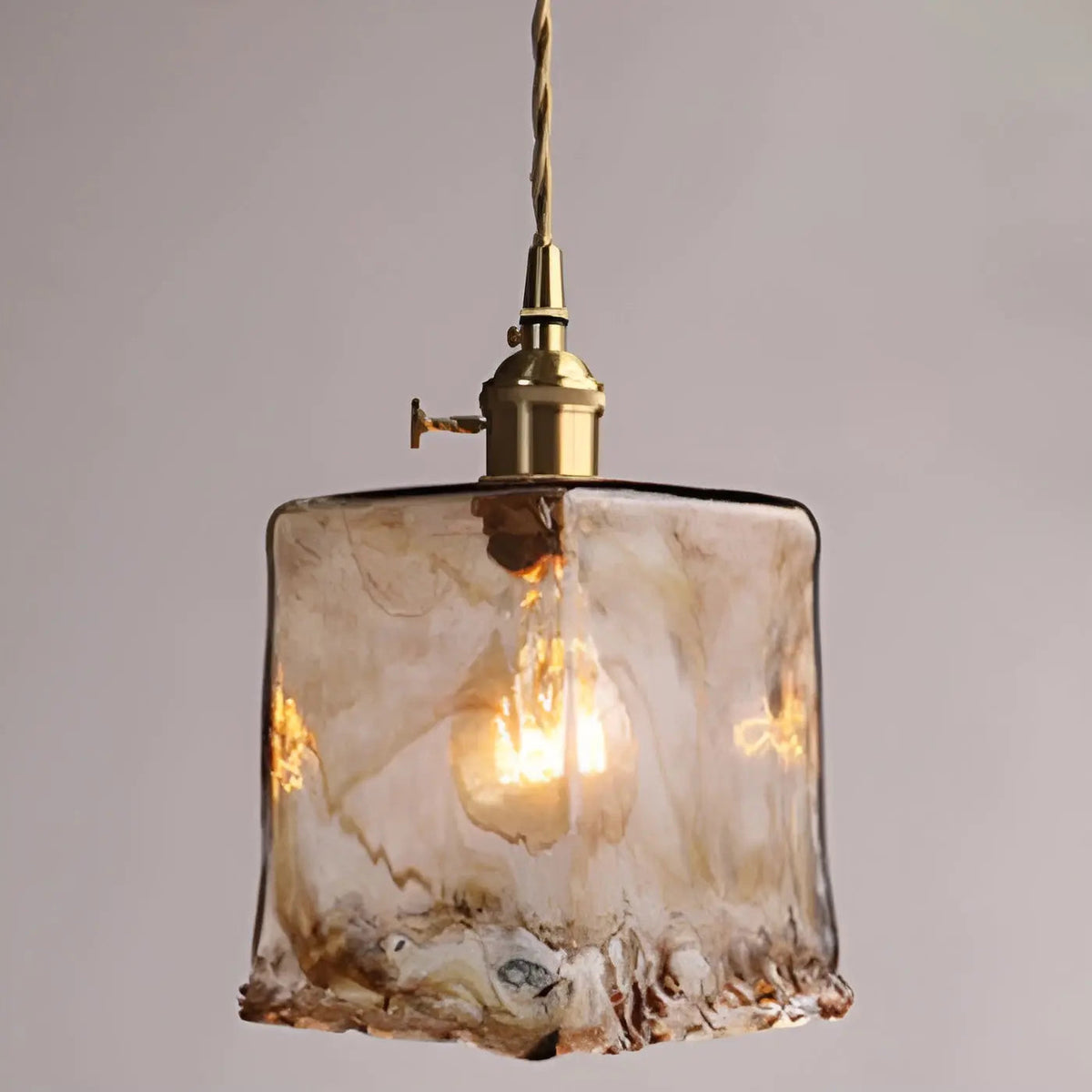 GlassElegance - Luxury Crystal Ceiling Lamp