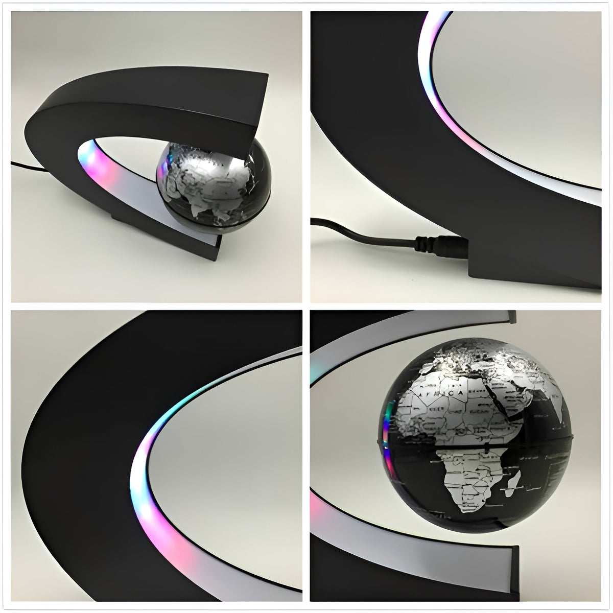 GravityGlow - Floating LED World Globe Lamp