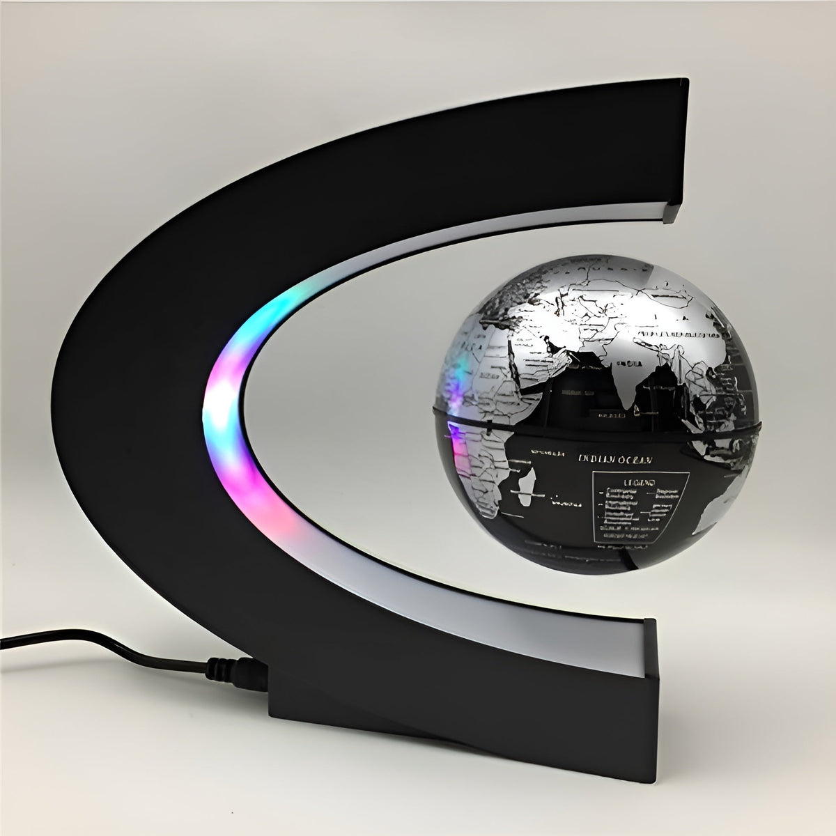 GravityGlow - Floating LED World Globe Lamp