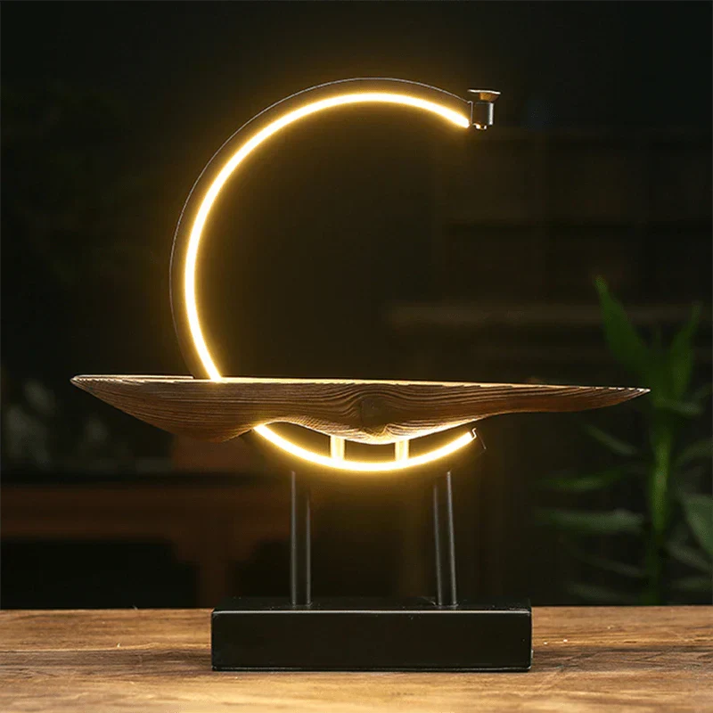 SereneStag - Elegant White Deer Incense Burner Lamp