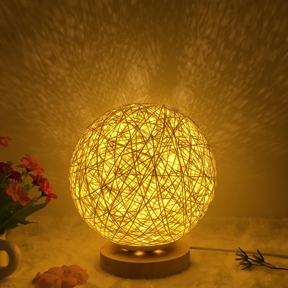 Industrial Luxe - Modern Wood Table Lamp